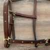 Lederhalfter mit Strasssteinchen